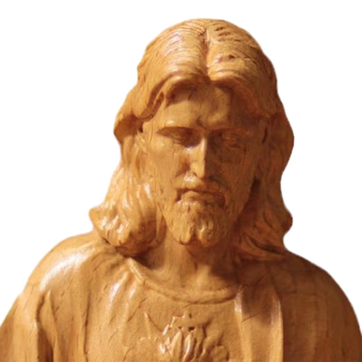 15Cm Sacred Heart of Jesus Statue Catholic Figurine for Desktop Fireplace Cabinet Decor Religious Home Altar Gift