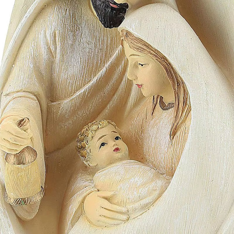 Nativity Scene Statue Christmas Baby Jesus Resin Craft Ornament Christmas Nativity Statue for Religious Christmas Decorations